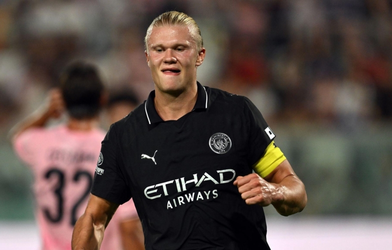 Haaland tỏa sáng, Man City đại thắng đội bóng Ý