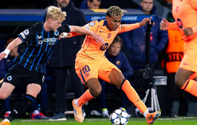 Yamal rực sáng, Barca vẫn mất điểm đầy thất vọng tại Cúp C1