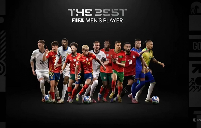 FIFA The Best 2025: Yamal tái chiến Dembele, top 10 gây bão