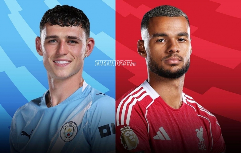 Trực tiếp Man City vs Liverpool: Đã có đội hình ra sân