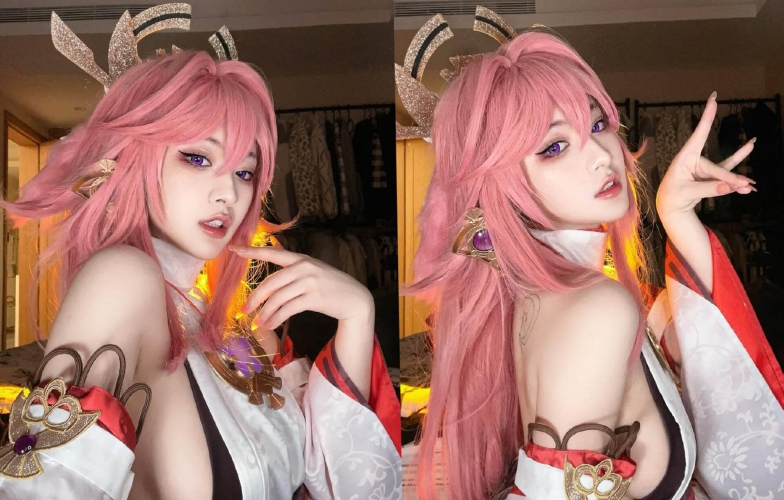 Ngắm màn cosplay Yae Miko quyến rũ từ game thủ Trung Quốc