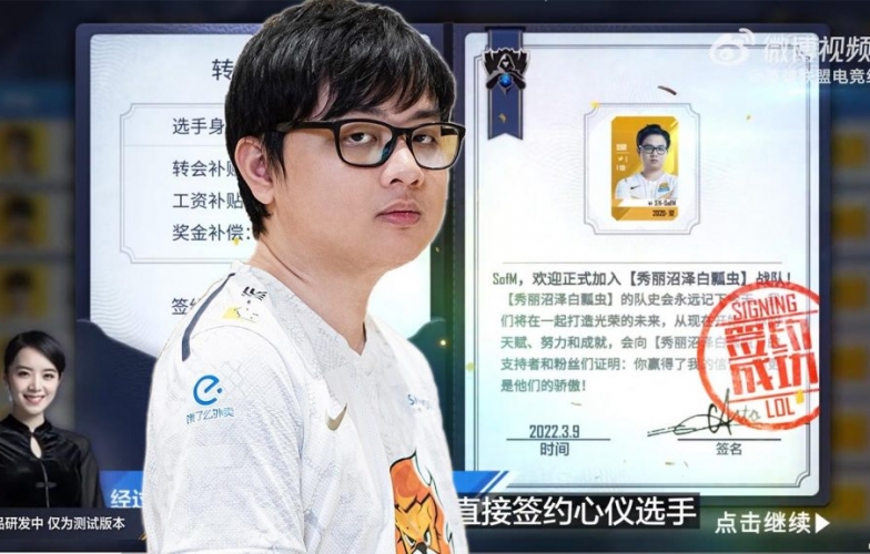 SofM xuất hiện trong tựa game LOL Esports Manager, nhưng chỉ số của thần rừng Việt Nam lại gây tranh cãi
