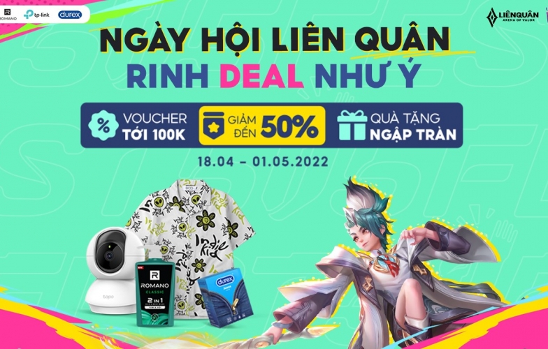 Fan bất ngờ trước event mới của Garena, chơi Liên Quân nhận voucher giảm giá 'ba con sâu'