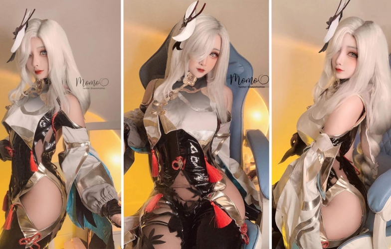 Ngắm màn cosplay Shenhe trong Genshin Impact tới từ coser Sayo Momo