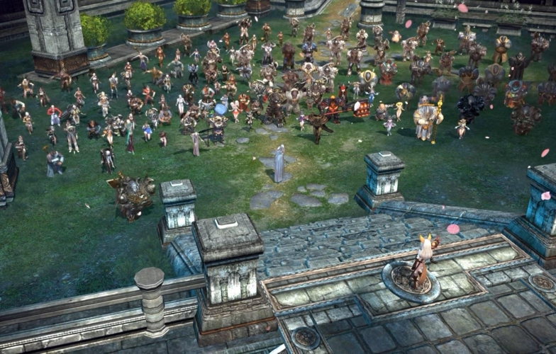 Xúc động cảnh toàn bộ NPC cúi đầu chào tạm biệt người chơi trước khi game đóng cửa