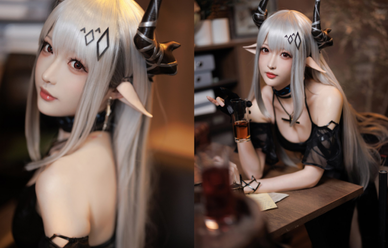 Mỹ nữ cosplay nhân vật Mudrock trong tựa game Arknight