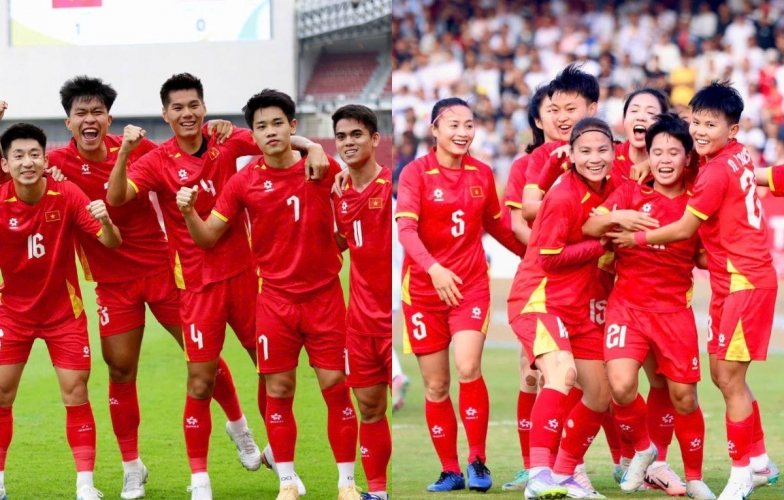 CĐV Thái Lan dậy sóng khi Việt Nam vào chung kết cả nam lẫn nữ