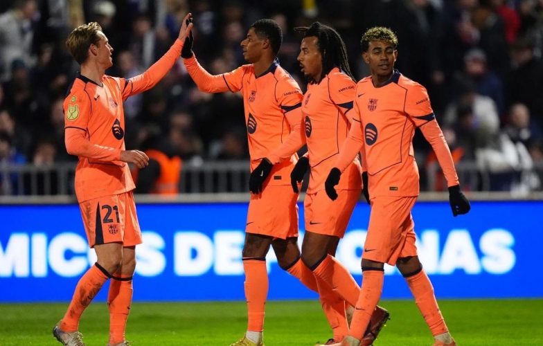 Barca thắng đội hạng 3, vào vòng 1/8 cúp nhà Vua