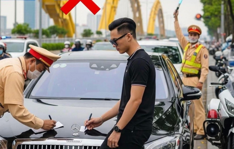 Sống ảo với ảnh AI dàn dựng vi phạm giao thông: Hậu quả thật, phạt tiền thật