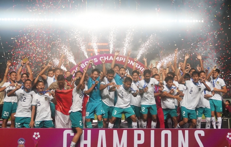 U16 Indonesia nhận 'mưa tiền thưởng' sau chức vô địch Đông Nam Á
