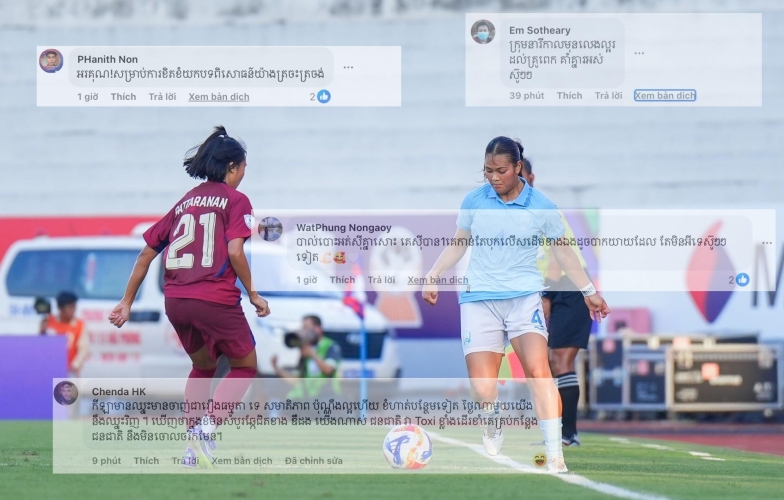 CĐV Campuchia thốt lên 1 điều khi thua đậm Thái Lan 0-7