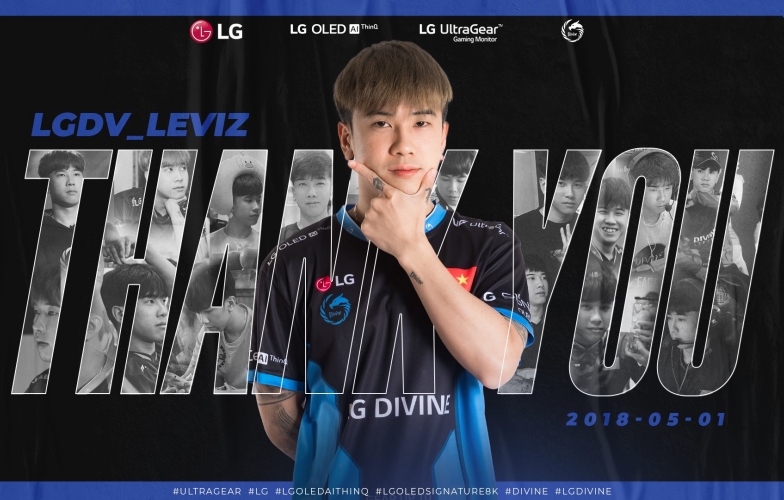 PUBG: Leviz hết hạn hợp đồng với LG Divine