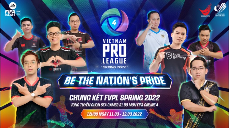 FIFA Online 4: Danh sách đội tuyển tham dự Vòng Chung Kết FVPL Spring 2022 – Vòng tuyển chọn SEA Games 31