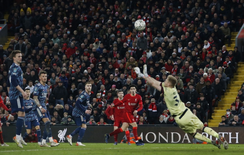 Diễn biến căng thẳng, đại chiến Arsenal đấu Liverpool bất phân thắng bại