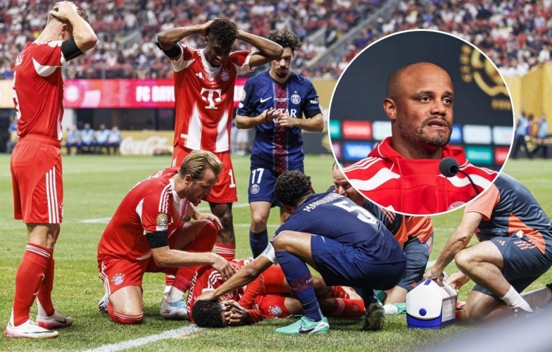 HLV Kompany 'sôi máu' khi Musiala dính chấn thương kinh hoàng