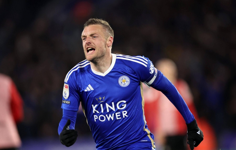Jamie Vardy trước cơ hội dự Champions League mùa tới