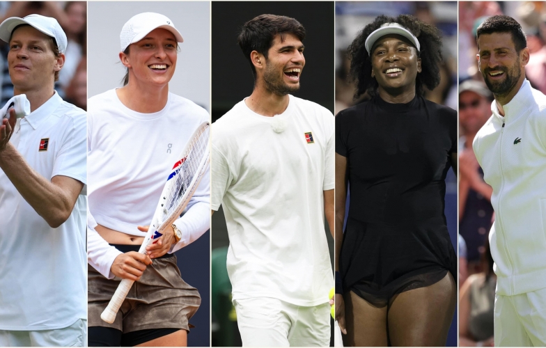Djokovic, Sinner, Alcaraz và loạt tên tuổi đổ bộ nội dung đôi nam nữ US Open