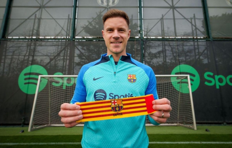 Sau kiện cáo, Barca trao lại băng đội trưởng cho Ter Stegen