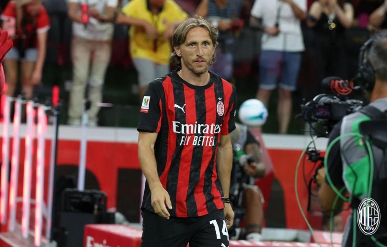 Modric ghi dấu ấn trong ngày ra mắt AC Milan