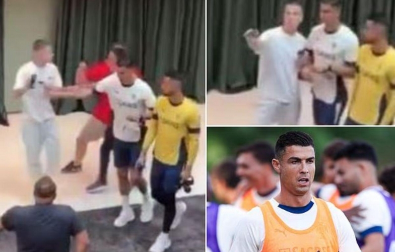 Ronaldo nổi giận, thẳng tay đẩy fan lao tới chụp ảnh tự sướng