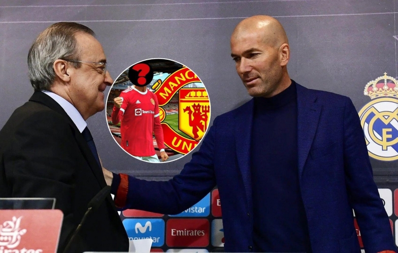 Zidane rời Real Madrid vì cầu thủ... Man Utd!