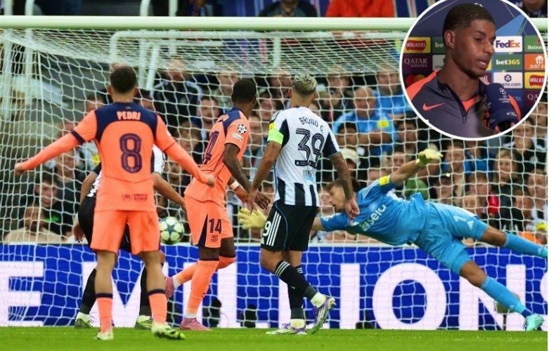Rashford nói gì về 2 siêu phẩm giúp Barcelona đánh bại Newcastle