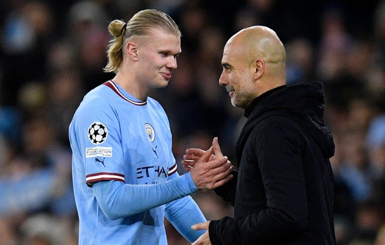 Haaland được đưa vào nhóm lãnh đạo của Man City