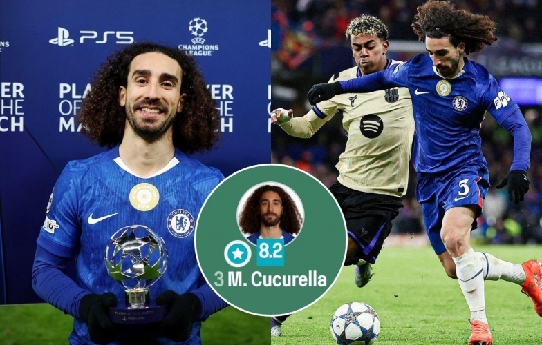 Cucurella gây sốt với màn trình diễn khiến Yamal 'mất hút'