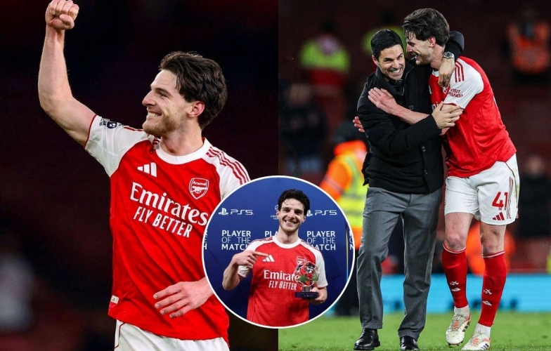 Declan Rice: 'Thắng Bayern chưa phải tất cả'