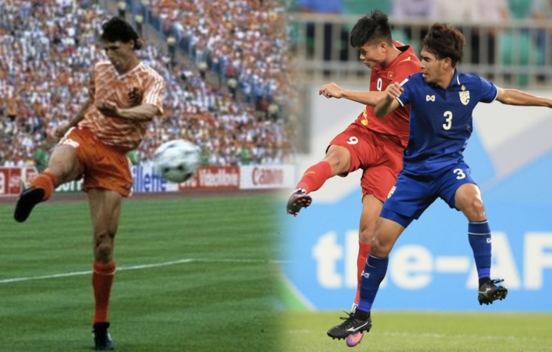 Lập siêu phẩm, Nguyễn Văn Tùng được AFC ví như huyền thoại bóng đá Hà Lan