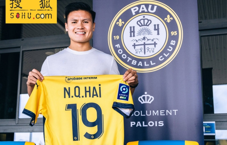 Báo Trung Quốc: ‘Quang Hải đã làm nên lịch sử khi gia nhập Pau FC’