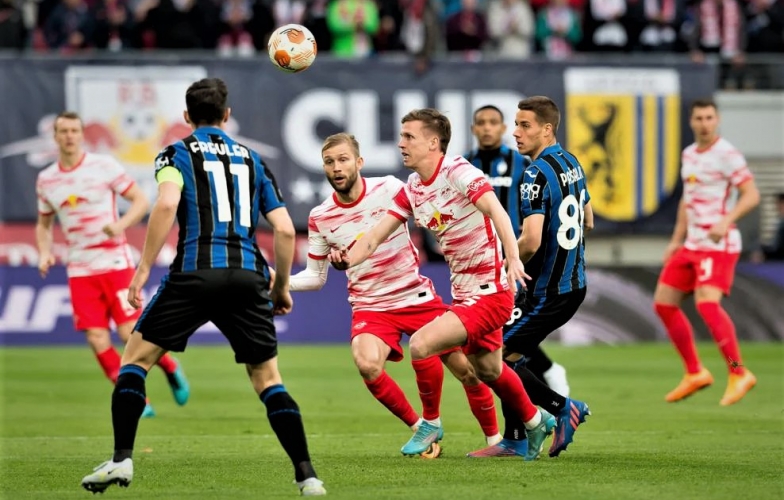 Leipzig và Atalanta bất phân thắng bại