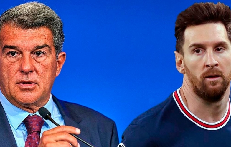 Laporta: 'Tôi vẫn còn mắc nợ Messi'