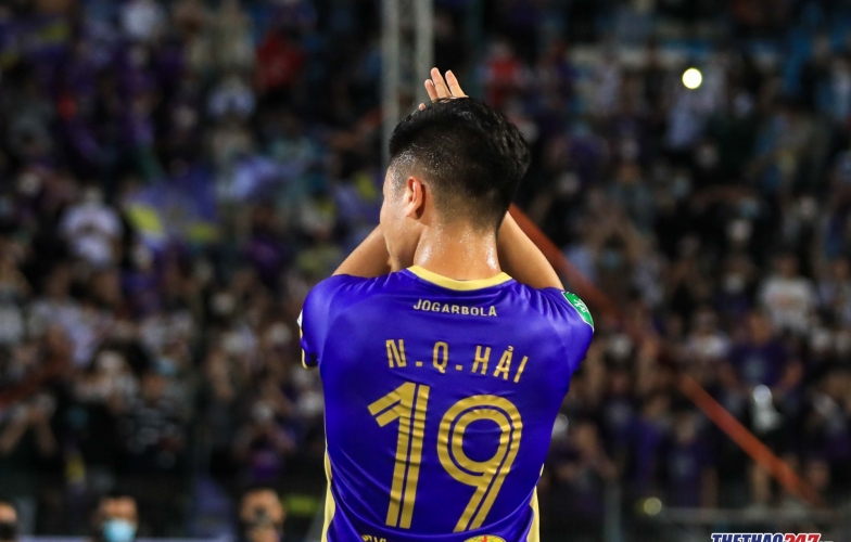 Quang Hải tiếp tục thi đấu cho Hà Nội FC ở Cúp Quốc gia 2022