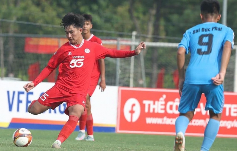Kết quả lượt 2 VL giải vô địch U17 quốc gia 2025: Viettel vững ngôi đầu