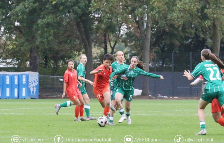 U17 nữ Việt Nam thua đậm 2 trận liên tiếp ở Đức