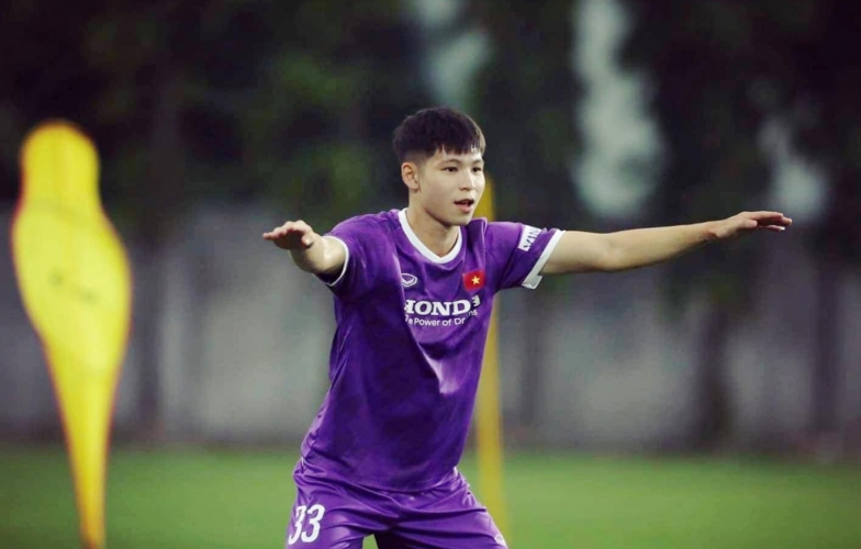 Hậu vệ U22 Việt Nam: 'Cường độ luyện tập ở đội tuyển rất nặng'
