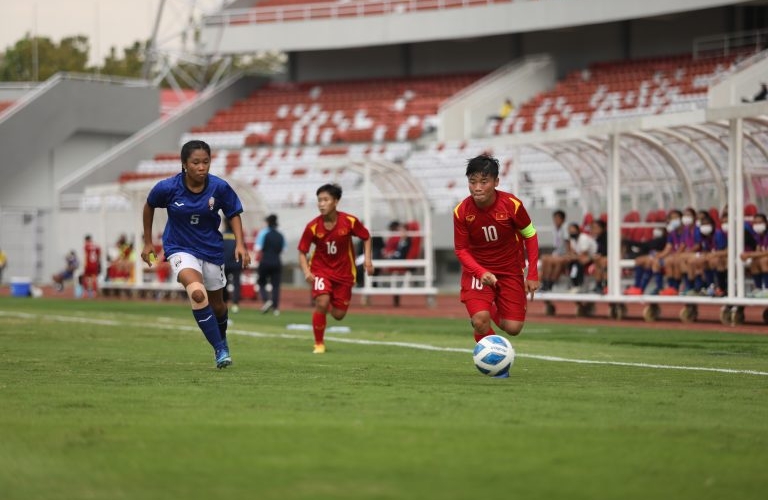 ĐT nữ U18 Việt Nam vào Bán kết giải AFF sớm 1 vòng đấu