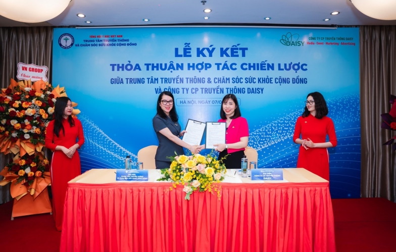 Daisy Media hợp tác chiến lược với Trung tâm Truyền thông & CSSKCĐ: Hiện thực giấc mơ truyền thông y tế chuẩn khoa học