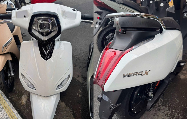 VinFast Vero X lộ ảnh thực tế: Xe máy điện có pin tháo rời, giá ưu đãi chỉ hơn 30 triệu đồng