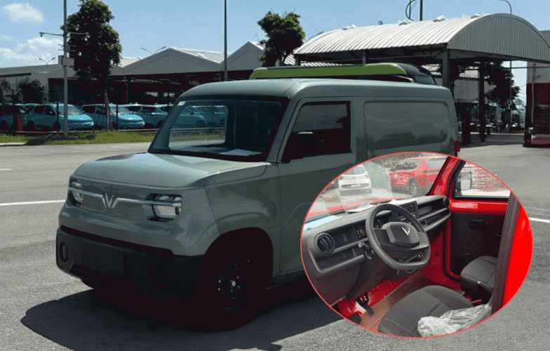 VinFast EC Van lộ nội thất thực tế: Thiết kế tối giản, sẵn sàng bàn giao trong tháng 11