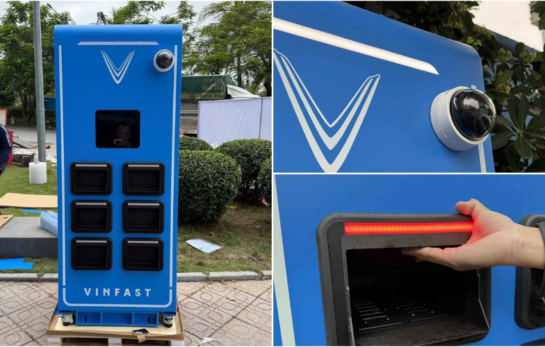 VinFast triển khai trạm đổi pin xe máy điện, thao tác nhanh gọn không kém đổ xăng