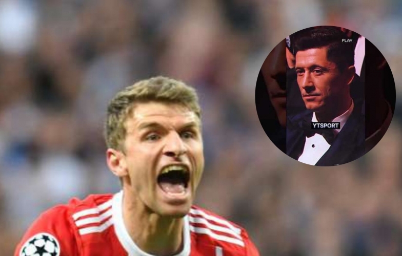 Thomas Muller đòi 'trả thù' Barca vì Lewandowski không được bóng vàng
