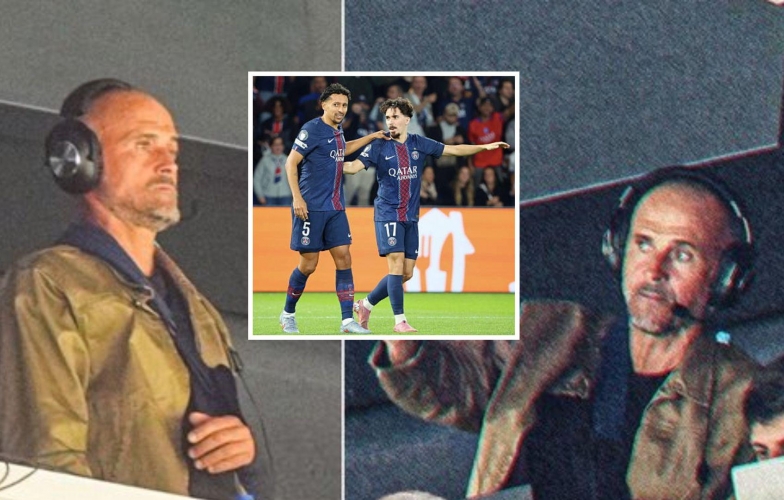HLV Enrique lý giải việc chọn chỉ đạo PSG từ trên khán đài