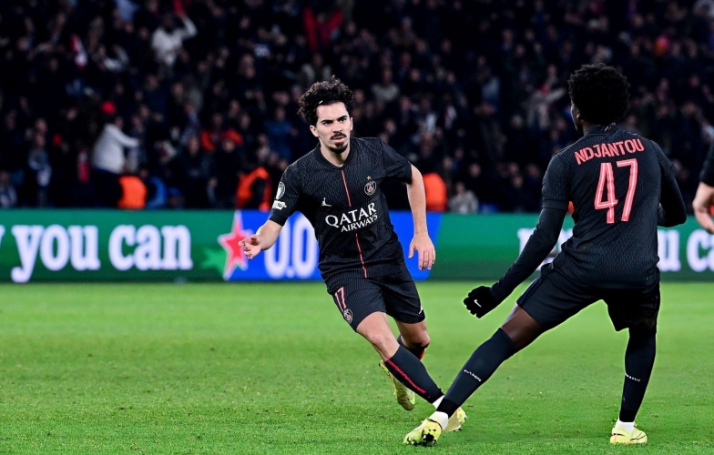 Vitinha lập hat-trick, PSG hạ Tottenham trong trận cầu 8 bàn
