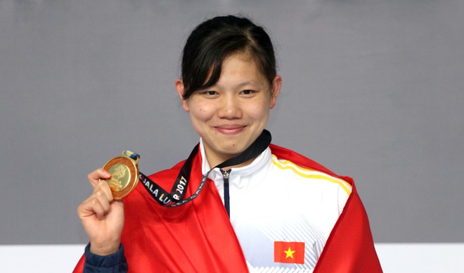 Ánh Viên 'lọt thỏm' giữa dàn sao Singapore giành nhiều HCV nhất lịch sử SEA Games