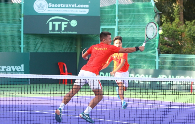 Toàn thắng vòng bảng, quần vợt Việt Nam giành suất playoff nhóm 2 Davis Cup