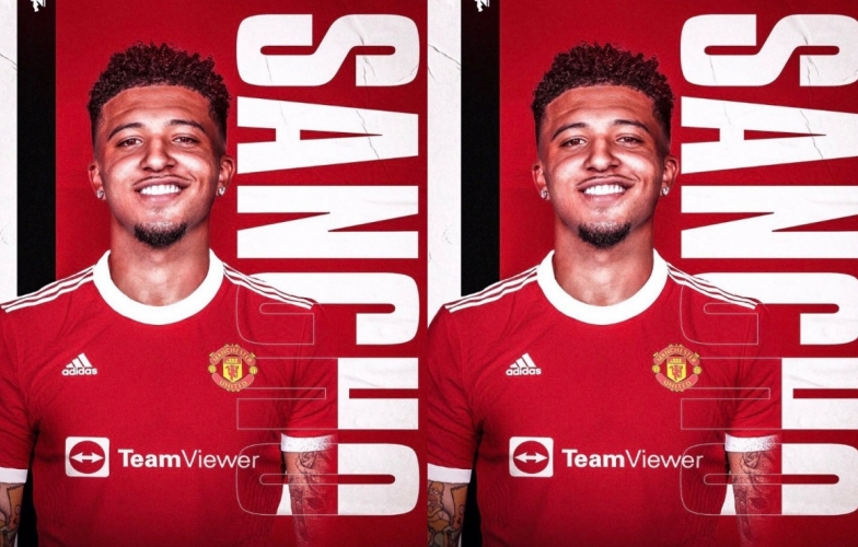 MU chính thức hoàn tất thương vụ chiêu mộ Jadon Sancho