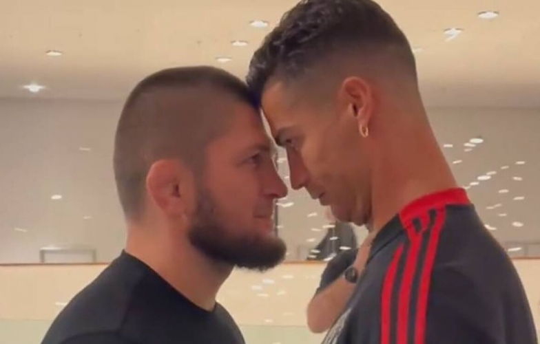 VIDEO: Ronaldo chạm mặt, đòi quật ngã võ sĩ huyền thoại Nga