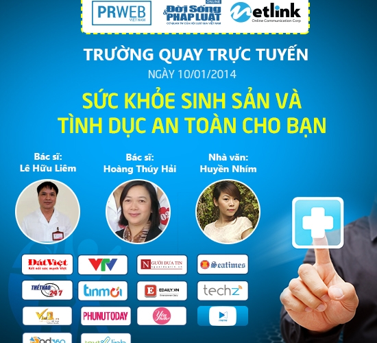 Trường quay trực tuyến:“Sức khỏe sinh sản và an toàn tình dục”